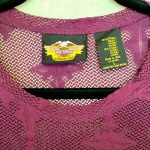 Harley Davidson Sheer Long Sleeve -L